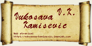 Vukosava Kamišević vizit kartica